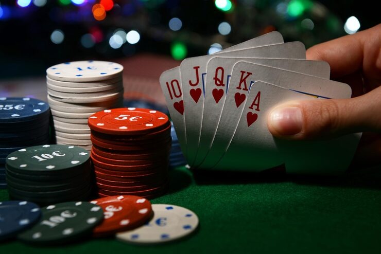 dosis77 live-dealer studio with professional dealer and HD multi-camera setup streaming blackjack table